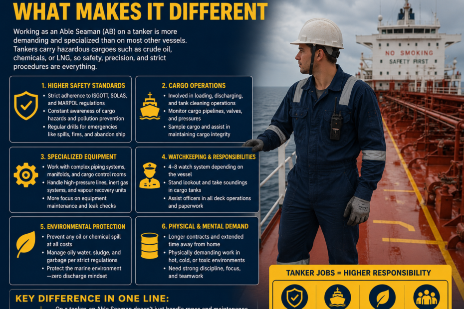 Able Seaman on a Tanker: What Makes It Different